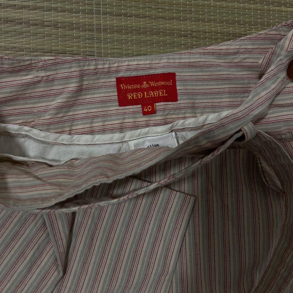 Vivienne Westwood - Candy Striped Assymetrical Pleated Skirt - Picture 1 of 11